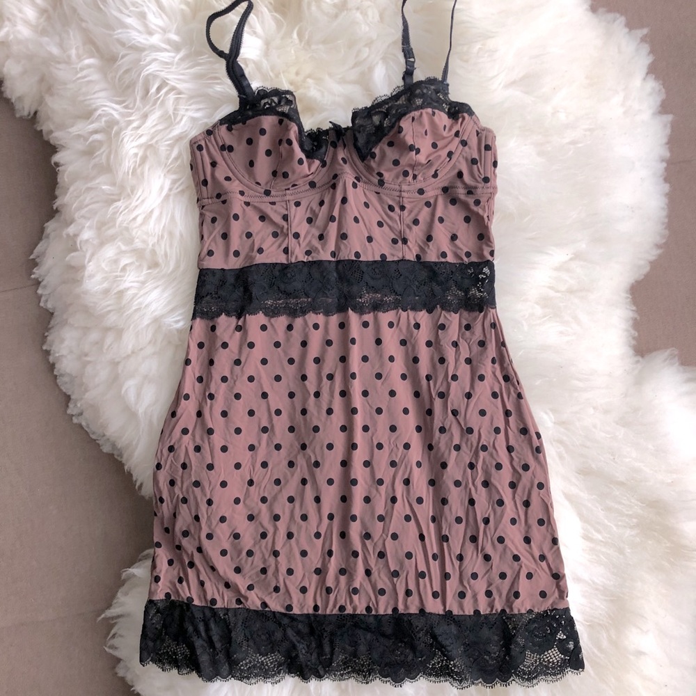 BLUSH Polka dot underwear.